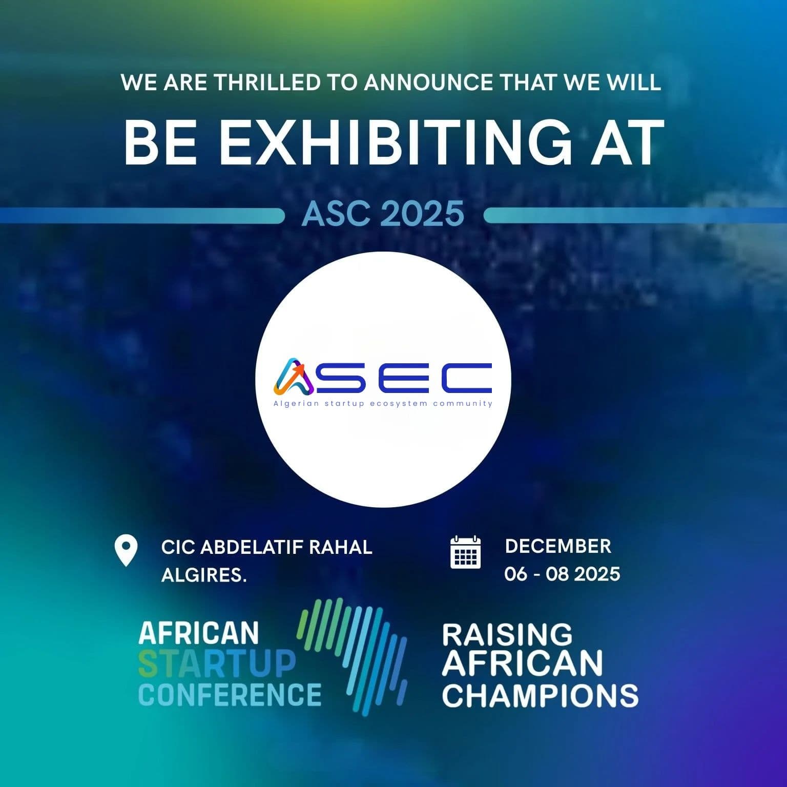 African Startup Conference : المؤتمر الإفريقي للشركات الناشئة